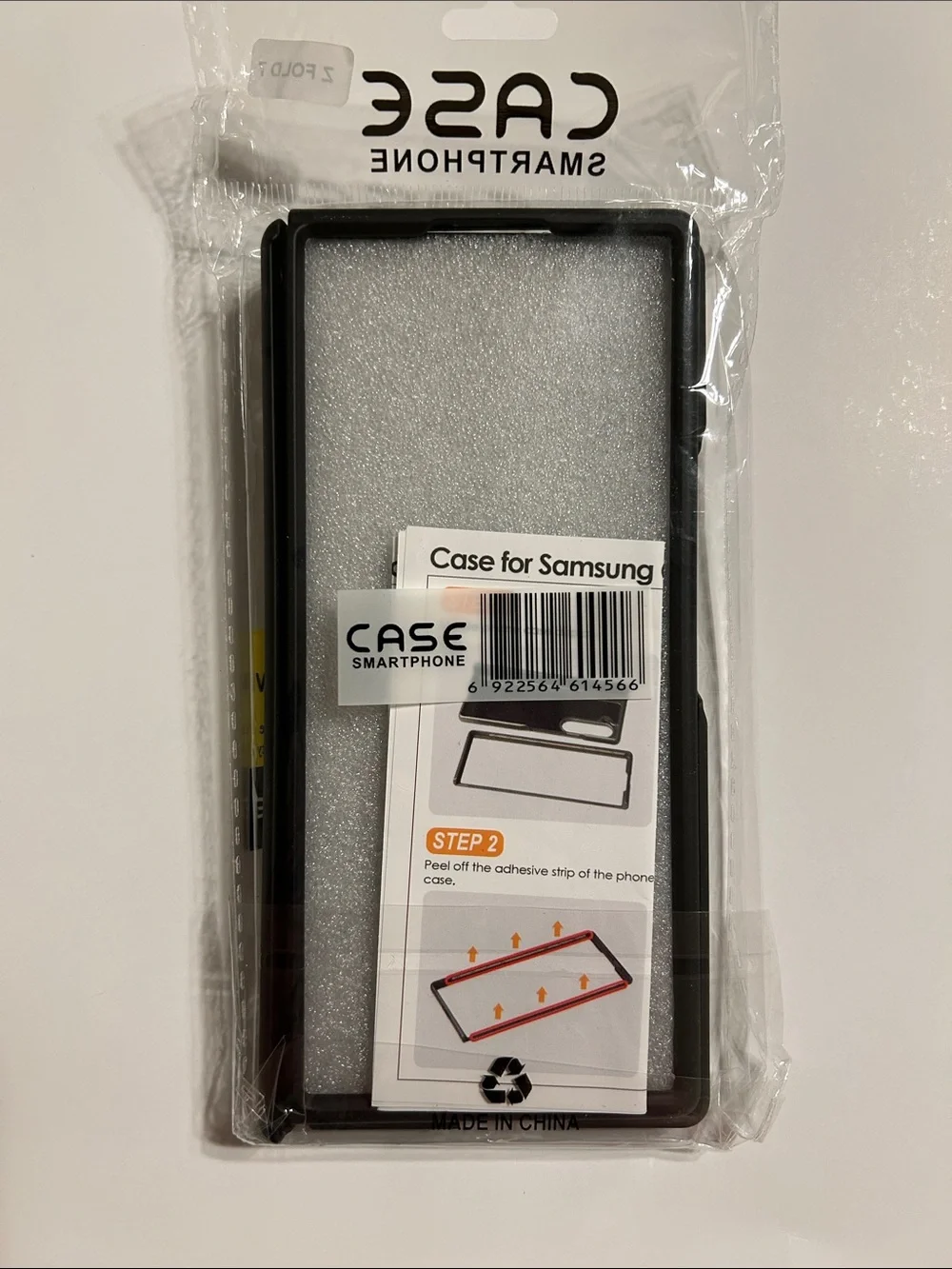 Galaxy Z Fold 7 Case with sliding camera lens cover RJ black magnetic ring stand